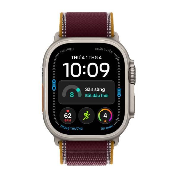 Apple Watch Ultra 4 49mm GPS + Cellular Viền Titanium Tự Nhiên - Dây Trail Chính Hãng Apple Việt Nam