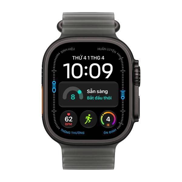 Apple Watch Ultra 4 49mm GPS + Cellular Viền Titanium Đen - Dây Ocean Chính Hãng Apple Việt Nam
