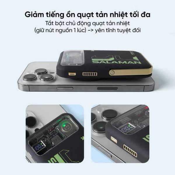 Pin Sạc Dự Phòng Salaman Airfa 10000mAh 22.5W SLM Chính Hãng