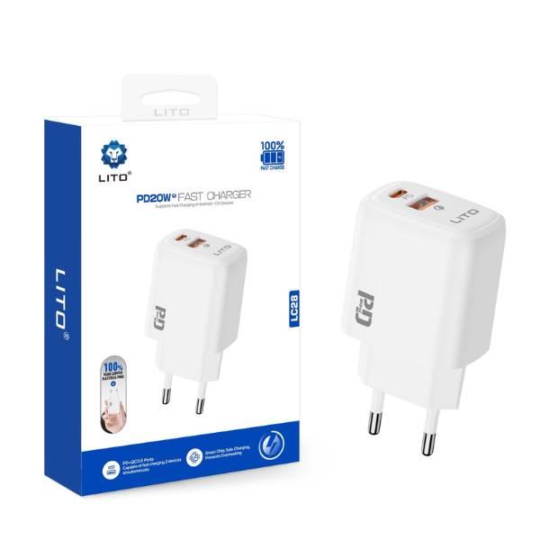 Củ Sạc Nhanh LITO LC128 1C1A PD 20W Chính Hãng
