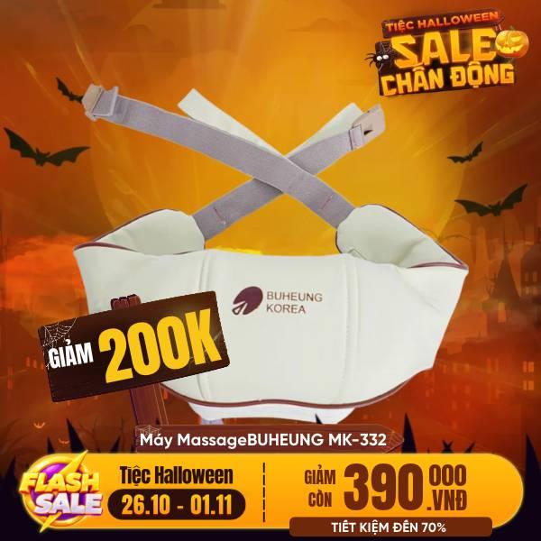 Máy Massage Cổ Vai Gáy BUHEUNG MK-332 Chính Hãng